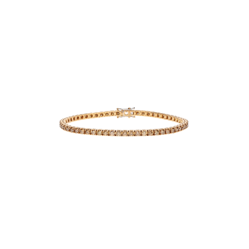 Accedi alla scheda di Bartorelli Italian Jewels BRACCIALE TENNIS IN ORO ROSA E DIAMANTI BROWN - 329-PRE-H-U