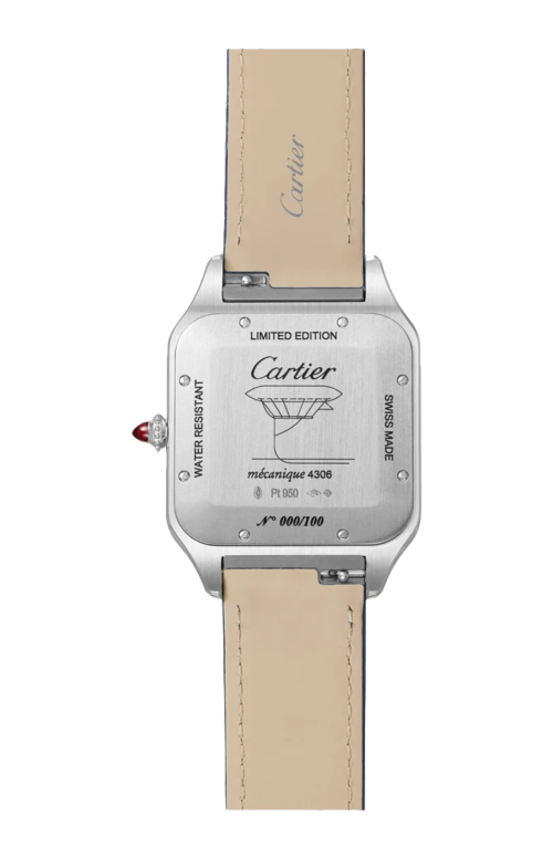 Accedi alla scheda di Cartier PREZIOSO COFANETTO SANTOS-DUMONT, MODELLO EXTRA-LARGE, PLATINO, MANUALE - LIMITED EDITION - WGSA0050