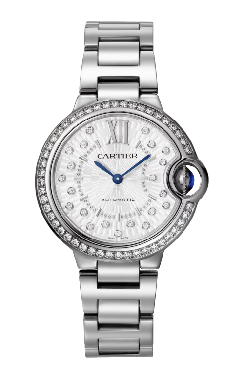 Accedi alla scheda di Cartier BALLON BLEU DE CARTIER 33 MM, AUTOMATICO, ACCIAIO, DIAMANTI - W4BB0035