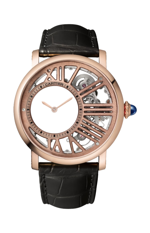 Accedi alla scheda di Cartier ROTONDE DE CARTIER SCHELETRATO CON VISUALIZZAZIONE MISTERIOSA, 42 MM, ORO ROSA, MANUALE - WHRO0060