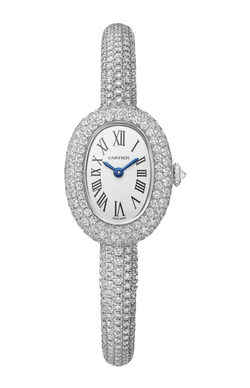 Accedi alla scheda di Cartier BAIGNOIRE DE CARTIER MODELLO MINI, ORO BIANCO, DIAMANTI, QUARZO - HPI01773