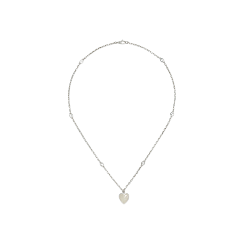Accedi alla scheda di Gucci COLLANA CON PENDENTE CUORE IN ARGENTO GUCCI HEART - YBB645545003