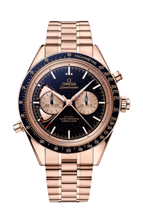 Accedi alla scheda di Omega SPEEDMASTER CHRONO CHIME 45 MM, ORO SEDNA&trade; SU ORO SEDNA&trade; - LIMITED EDITION - 522.50.45.52.03.001