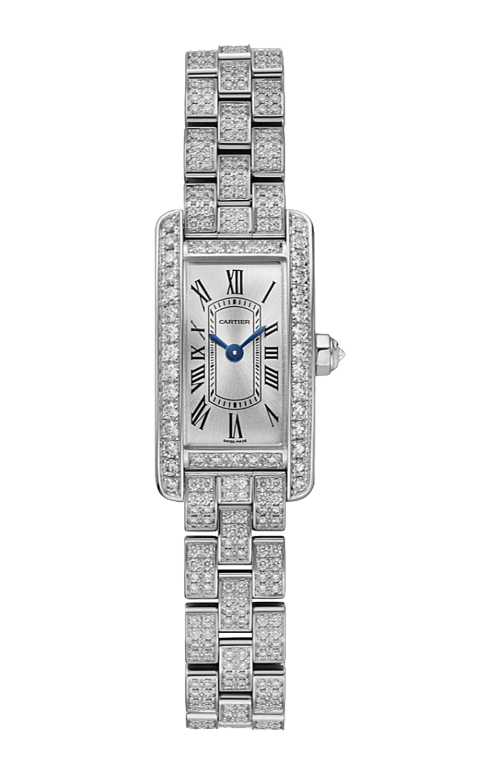 Accedi al prodotto correlato Cartier TANK AM&Eacute;RICAINE, MODELLO MINI, ORO BIANCO, DIAMANTI, QUARZO - WJTA0060