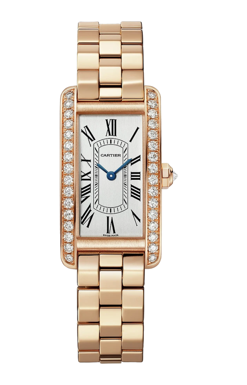 Accedi alla scheda di Cartier TANK AM&Eacute;RICAINE, MODELLO PICCOLO, ORO ROSA, DIAMANTI, QUARZO - WJTA0056