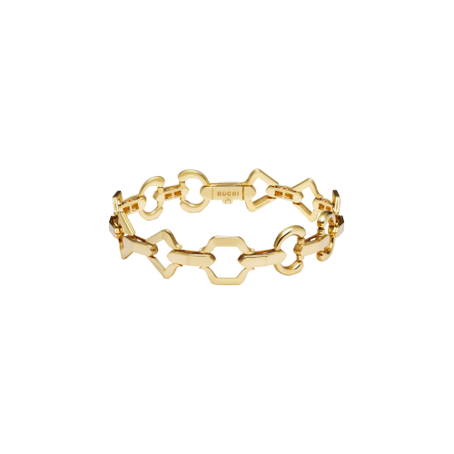 Accedi alla scheda di Gucci BRACCIALE HORSEBIT IN ORO GIALLO - YBA749662001