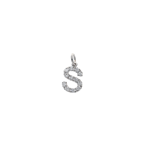 Accedi alla scheda di Bartorelli Italian Jewels CIONDOLO LETTERA S IN ORO BIANCO E PAV&Eacute; DI DIAMANTI - FP2404-SB001