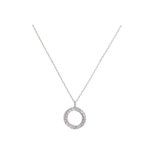 Accedi al prodotto correlato Bartorelli Italian Jewels COLLANA IN ORO BIANCO CON PENDENTE CERCHIO IN PAV&Eacute; DI DIAMANTI - 190-5360