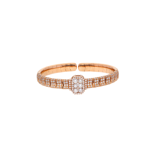 Accedi alla scheda di Bartorelli Italian Jewels BRACCIALE RIGIDO ORO ROSA E PAVE' DI DIAMANTI BIANCHI - 1PU0032287/1