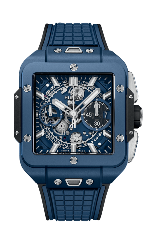 Accedi alla scheda di Hublot SQUARE BANG UNICO BLUE CERAMIC 42 MM - 821.EX.5170.RX