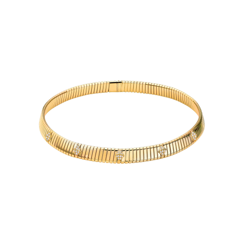 Accedi al prodotto correlato Bulgari COLLANA BVLGARI TUBOGAS IN ORO GIALLO E DIAMANTI - CL860067