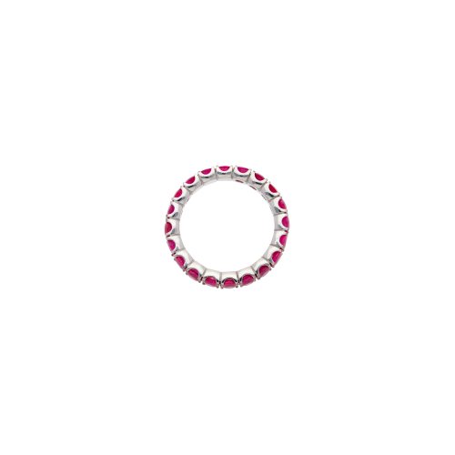 Accedi alla scheda di Bartorelli Italian Jewels ANELLO VERETTA A GIRO INTERO IN ORO BIANCO E RUBINI - 234-4051-10