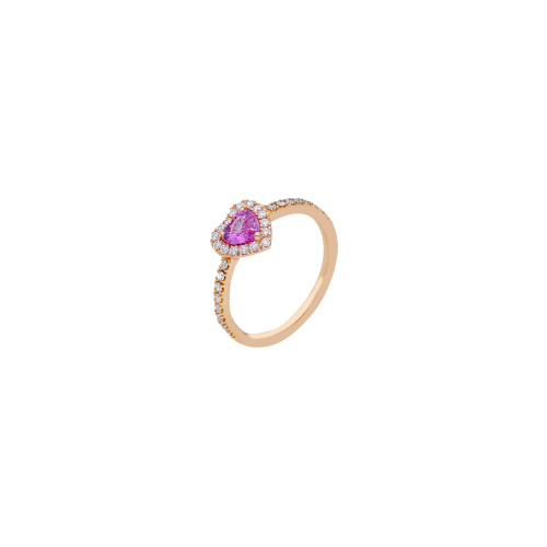 Accedi alla scheda di Bartorelli Italian Jewels ANELLO CUORE IN ORO ROSA CON ZAFFIRO ROSA E DIAMANTI BIANCHI - 262713