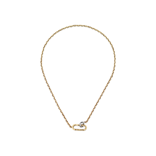 Accedi alla scheda di Gucci COLLANA CATENA GUCCI LINK TO LOVE IN ORO GIALLO E ORO BIANCO - YBB786671001