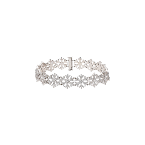 Accedi alla scheda di Bartorelli Italian Jewels BRACCIALE FIOCCO DI NEVE IN ORO BIANCO CON PAV&Eacute; DI DIAMANTI - BABR30