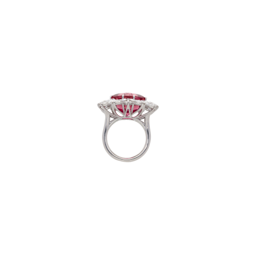 Accedi alla scheda di Bartorelli Italian Jewels ANELLO FIORE GRANDE IN ORO BIANCO CON TORMALINA ROSA E DIAMANTI - 159-C678