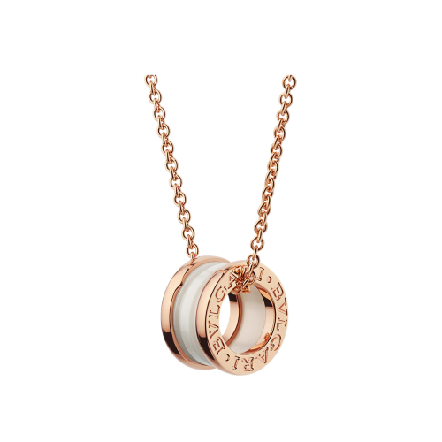 Accedi al prodotto correlato Bulgari COLLANA B.ZERO1 IN ORO ROSA 18 KT E CERAMICA BIANCA - CL855721