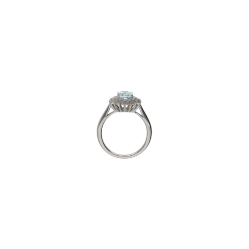 Accedi al prodotto correlato Bartorelli Italian Jewels ANELLO ROSETTA IN ORO BIANCO CON ACQUAMARINA E PAV&Eacute; DI DIAMANTI - 254190