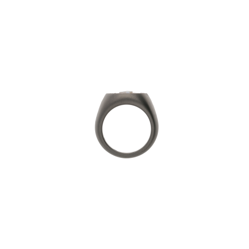 Accedi alla scheda di Mano | J . ANELLO CHEVALIER IN TITANIO SABBIATO CON RUBINI E CAMMEO CORNETTO - SAN5LRUB