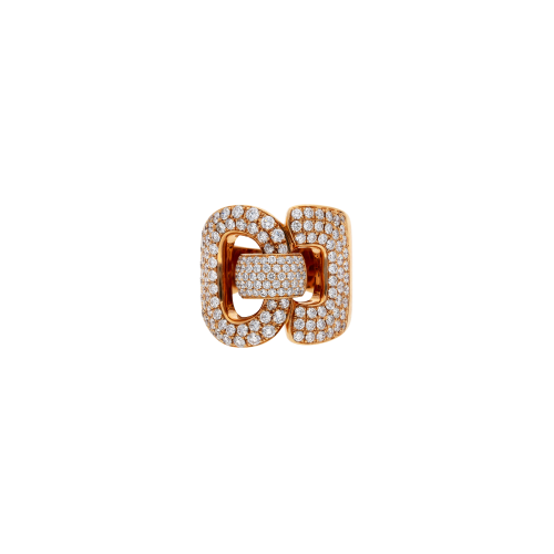 Accedi alla scheda di Bartorelli Italian Jewels ANELLO IN ORO ROSA FIBBIA MEDIA CON PAV&Eacute; DI DIAMANTI - 1AN0032270/3