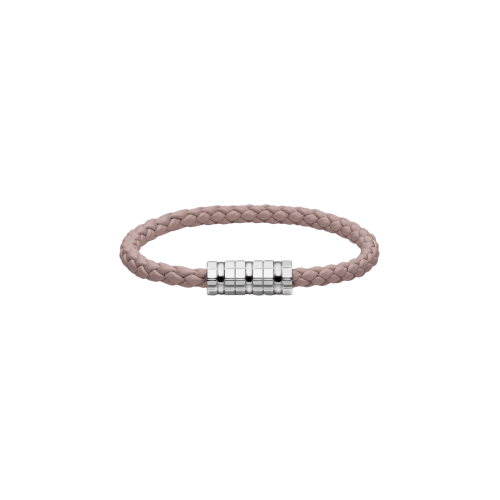 Accedi alla scheda di Chopard CHOPARD - BRACCIALE ICE CUBE, PELLE LIGHT PINK, METALLO TONALITA' ARGENTO - 95016