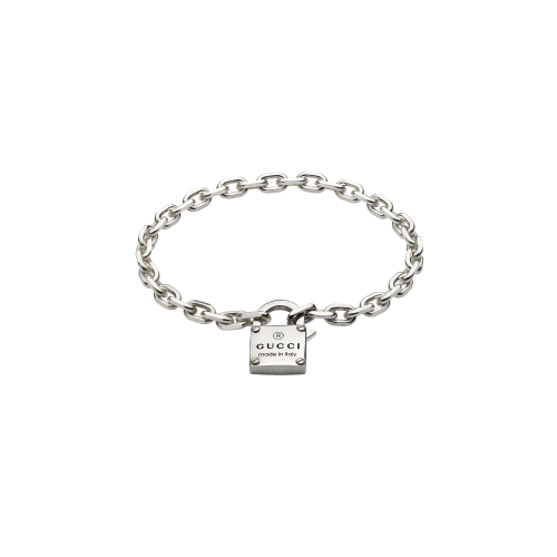 Accedi alla scheda di Gucci BRACCIALE TRADEMARK A CATENA CON LUCCHETTO - YBA796341001