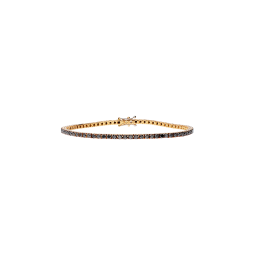 Accedi al prodotto correlato Bartorelli Italian Jewels BRACCIALE TENNIS IN ORO ROSA E DIAMANTI NERI - 329-L1051-E-U