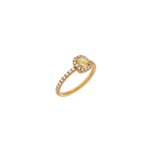 Accedi al prodotto correlato Bartorelli Italian Jewels ANELLO IN ORO ROSA CON DIAMANTE FANCY YELLOW E DIAMANTI BIANCHI - 372-3645-GI-3/4