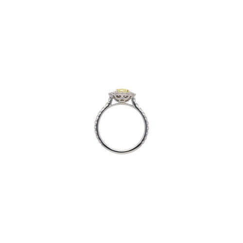 Accedi alla scheda di Bartorelli Italian Jewels ANELLO SOLITARIO IN ORO BIANCO CON DIAMANTE FANCY YELLOW E PAV&Eacute; DI DIAMANTI BIANCHI - 000-4935-326