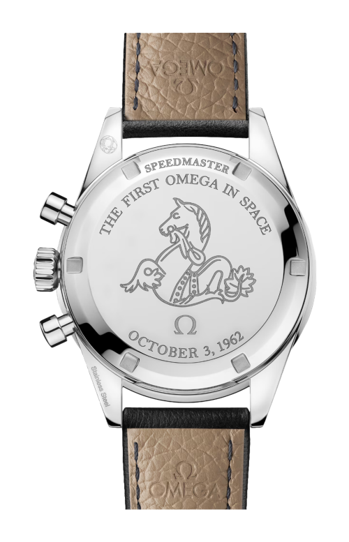 Accedi al prodotto correlato Omega SPEEDMASTER FIRST OMEGA IN SPACE 39,7 MM, ACCIAIO SU PELLE - 310.32.40.50.06.001