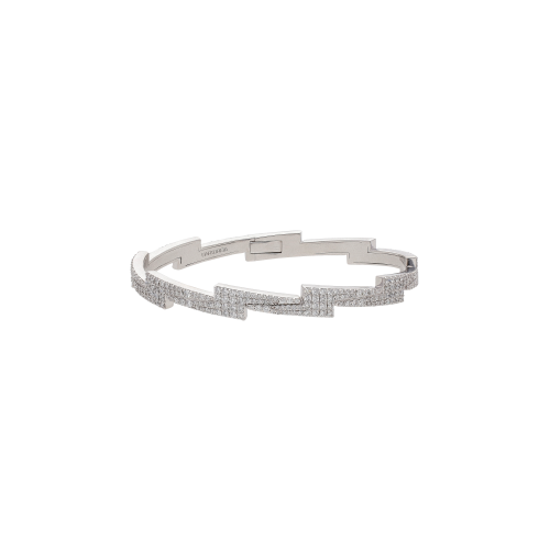 Accedi alla scheda di Bartorelli Italian Jewels BRACCIALE RIGIDO IN ORO BIANCO FULL PAVE' DIAMANTI BIANCHI - VB29831DW