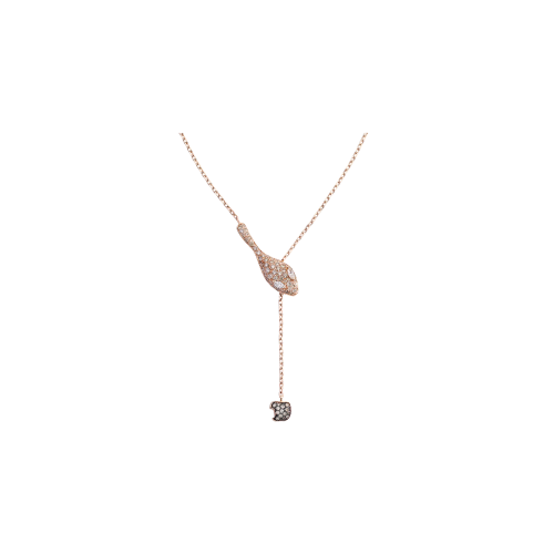 Accedi alla scheda di Dada Arrigoni COLLANA MALAFEMMINA IN ORO ROSA CON DIAMANTI BIANCHI E BROWN - DMF00CARNDWDWDI