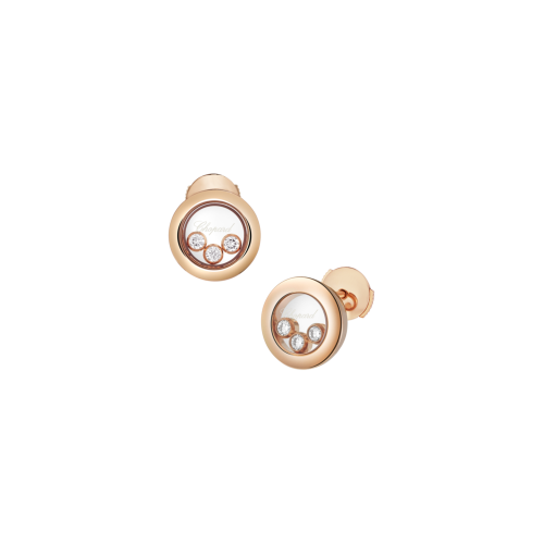 Accedi alla scheda di Chopard CHOPARD - ORECCHINI HAPPY DIAMONDS ICONS, ORO ROSA ETICO, DIAMANTI - 83A018