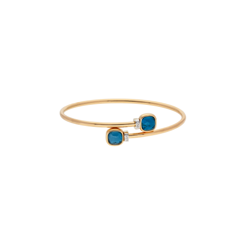 Accedi al prodotto correlato Pomellato BRACCIALE NUDO MINI IN ORO ROSA CON TOPAZIO BLUE LONDON E DIAMANTI - PBC5020O6WHRDB0TL