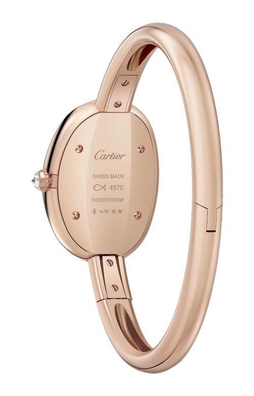 Accedi alla scheda di Cartier BAIGNOIRE MODELLO PICCOLO, ORO ROSA, DIAMANTI, MISURA 15, QUARZO - WJBA0041