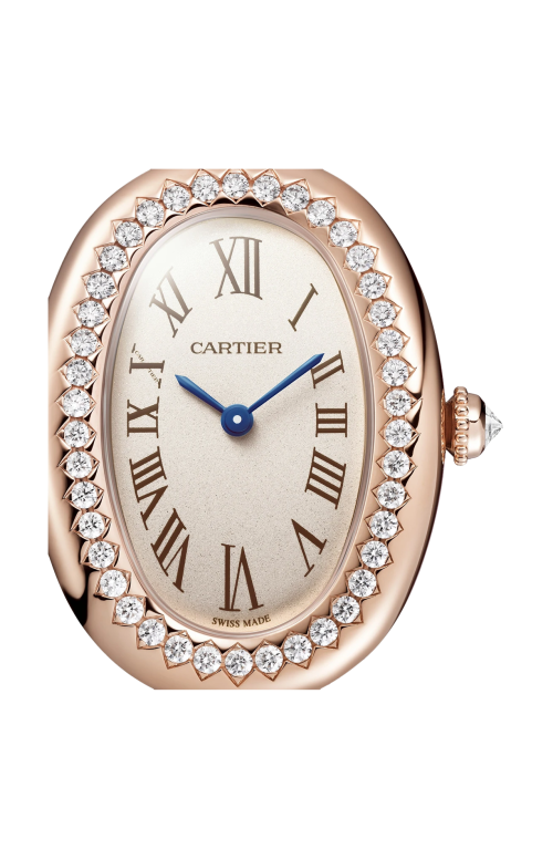 Accedi alla scheda di Cartier BAIGNOIRE MODELLO PICCOLO, ORO ROSA, DIAMANTI, MISURA 15, QUARZO - WJBA0041