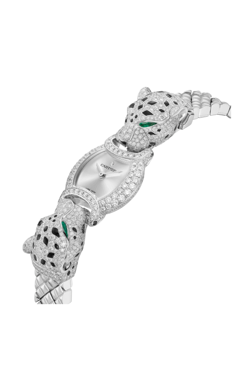 Accedi alla scheda di Cartier LA PANTH&Egrave;RE DE CARTIER, ORO BIANCO, DIAMANTI, SMERALDO, QUARZO - HPI01735