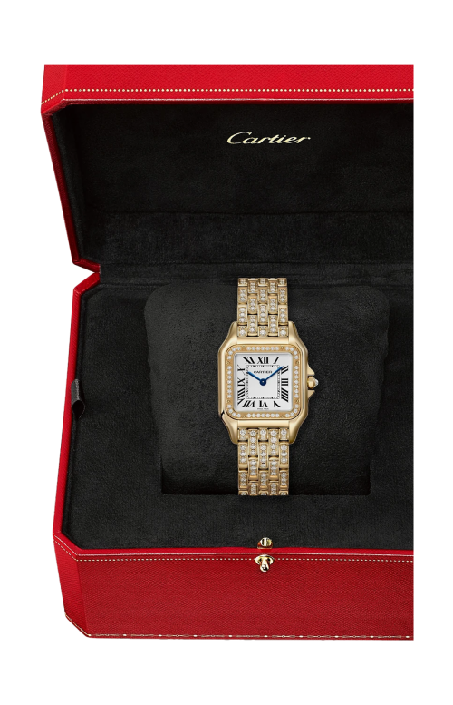 Accedi alla scheda di Cartier PANTH&Egrave;RE DE CARTIER, MODELLO MEDIO, ORO GIALLO, DIAMANTI, QUARZO - WJPN0060