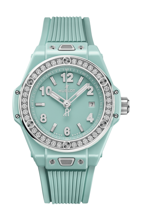 Accedi alla scheda di Hublot BIG BANG ONE CLICK MINT GREEN CERAMIC DIAMONDS 33 MM - 485.GS.5271.RX.1204