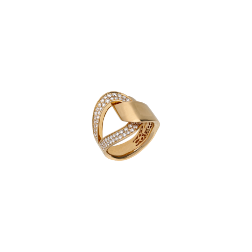 Accedi al prodotto correlato Bartorelli Italian Jewels ANELLO FIBBIA IN ORO ROSA E DIAMANTI BIANCHI - 372-3422