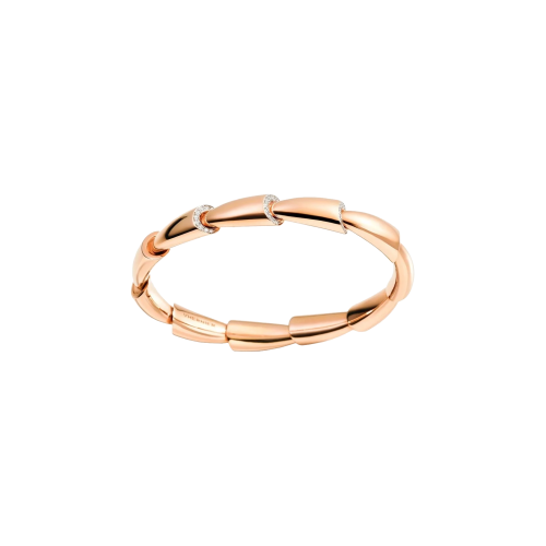 Accedi alla scheda di Vhernier BRACCIALE CALLA MIDI IN ORO ROSA E DIAMANTI - 0G1652BR302