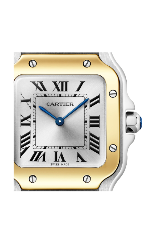 Accedi alla scheda di Cartier SANTOS DE CARTIER MODELLO PICCOLO, ACCIAIO E ORO GIALLO, QUARZO - W2SA0033