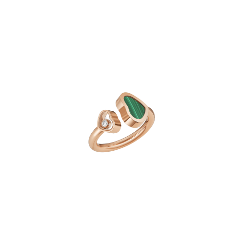 Accedi alla scheda di Chopard CHOPARD - ANELLO IN ORO ROSA CON DIAMANTE E MALACHITE - 829482
