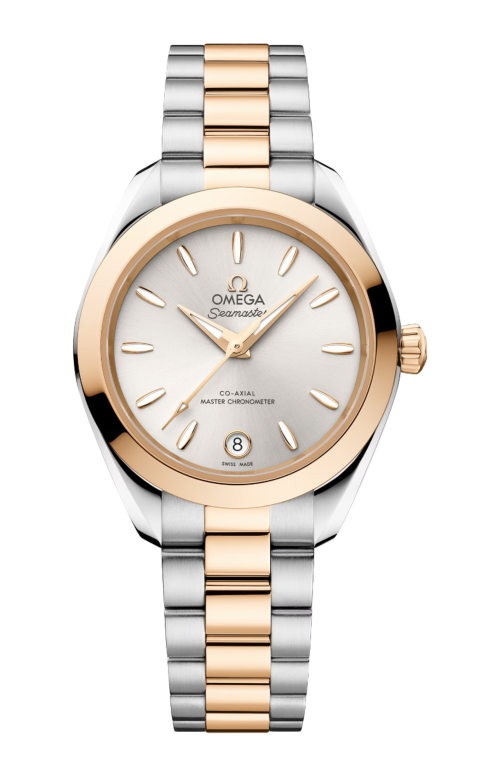 Accedi alla scheda di Omega SEAMASTER AQUA TERRA 150M 30 MM, ACCIAIO-ORO MOONSHINE&trade; SU ACCIAIO-ORO MOONSHINE&trade; - 220.20.30.20.02.001
