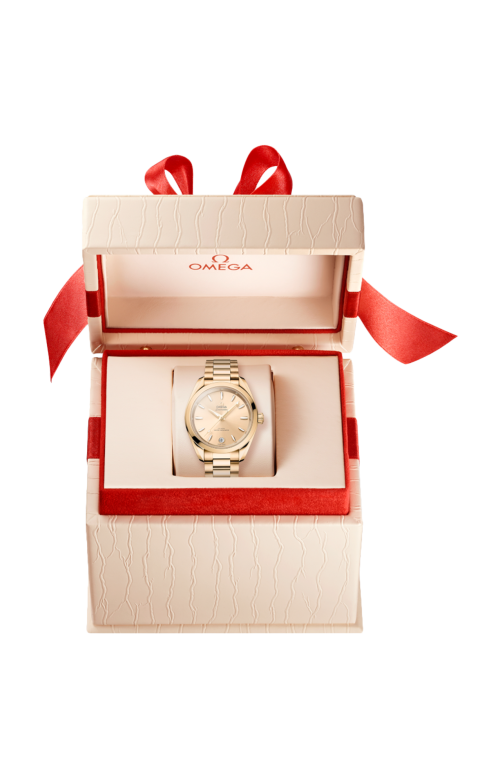 Accedi alla scheda di Omega SEAMASTER AQUA TERRA SHADES 34 MM, ORO MOONSHINE&trade; SU ORO MOONSHINE&trade; - 220.50.34.20.08.001