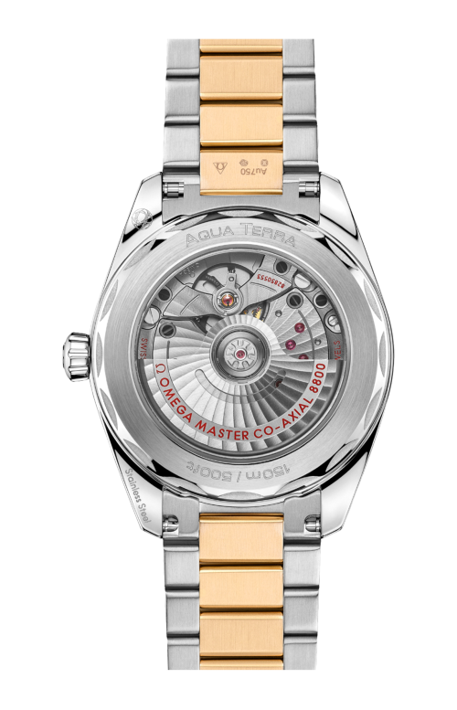 Accedi alla scheda di Omega SEAMASTER AQUA TERRA SHADES 38 MM, ACCIAIO-ORO MOONSHINE&trade; SU ACCIAIO-ORO MOONSHINE&trade; - 220.20.38.20.02.002