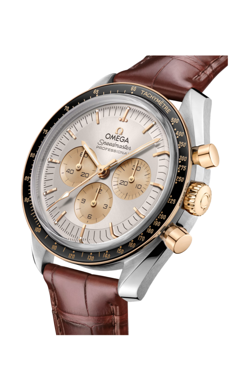 Accedi alla scheda di Omega SPEEDMASTER MOONWATCH PROFESSIONAL 42 MM, ACCIAIO-ORO MOONSHINE&trade; SU ALLIGATORE - 310.23.42.50.02.001