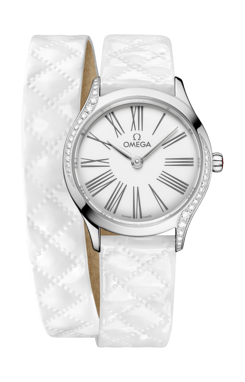 Accedi alla scheda di Omega DE VILLE MINI TR&Eacute;SOR 26 MM, ACCIAIO SU PELLE - 428.17.26.60.04.008