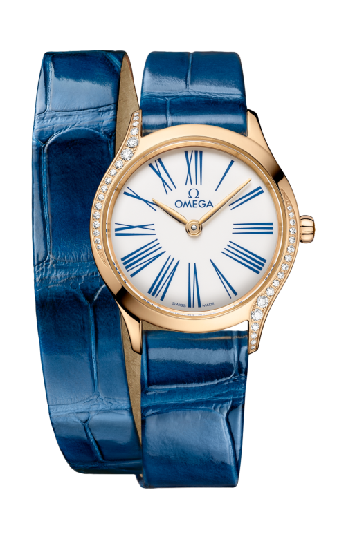 Accedi alla scheda di Omega DE VILLE MINI TR&Eacute;SOR 26 MM, ORO MOONSHINE&trade; SU ALLIGATORE - 428.58.26.60.04.002