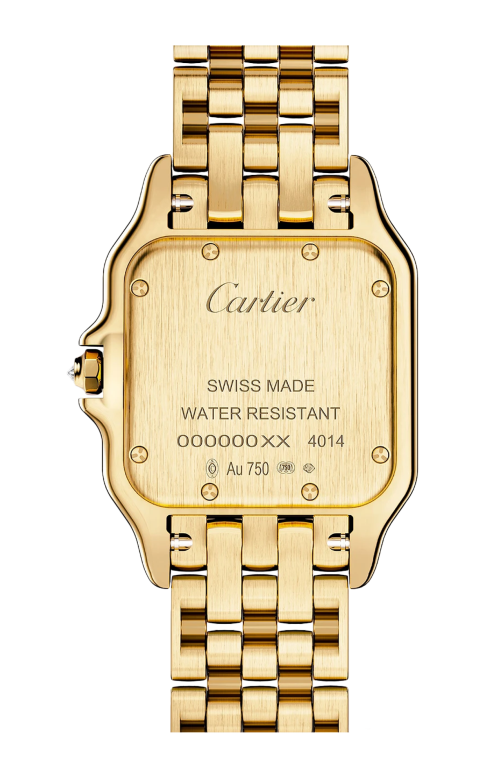 Accedi al prodotto correlato Cartier PANTH&Egrave;RE DE CARTIER MODELLO MEDIO, ORO GIALLO E DIAMANTI, QUARZO - WJPN0085